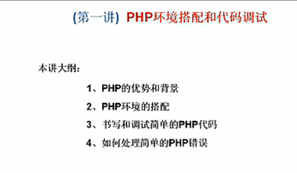 PHP环境搭配和代码调试教程