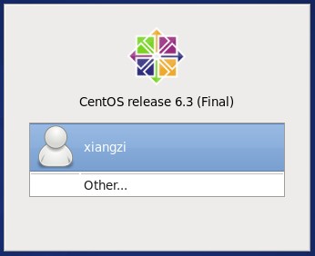 VMware_CentOS LogIn